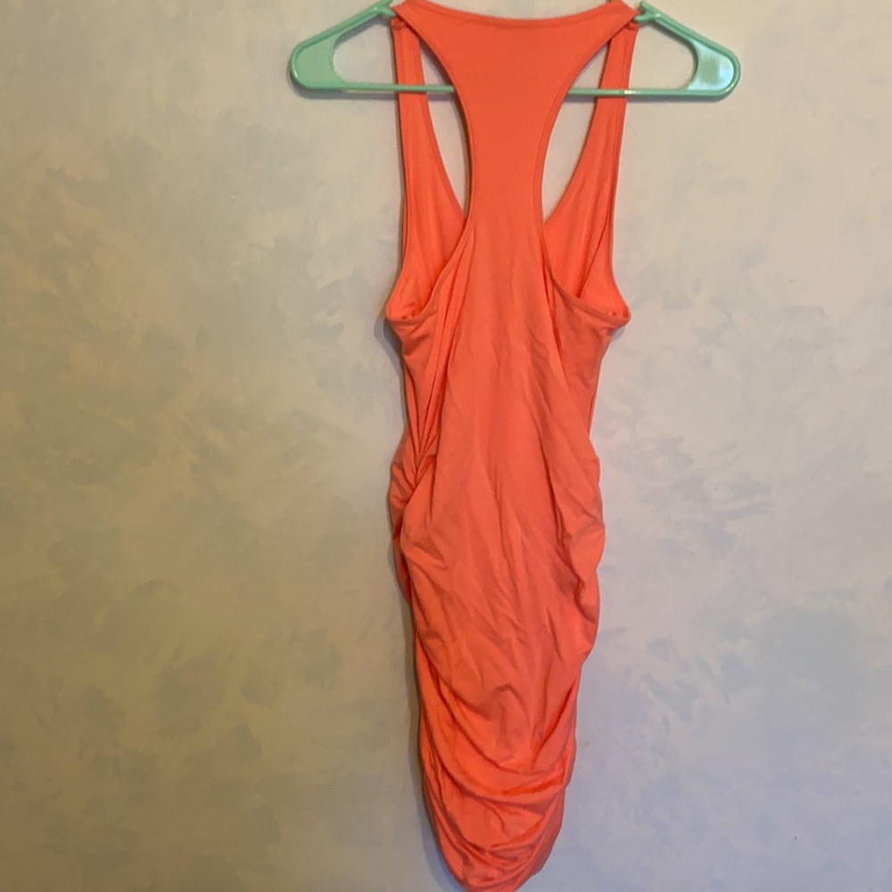 Express Ruched Bodycon Dress Pink - Picture 3 of 4